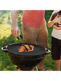 Non Stick Barbecue Baking Tray Thick Korean Black Vermiculite Coated Qme 11.81inch