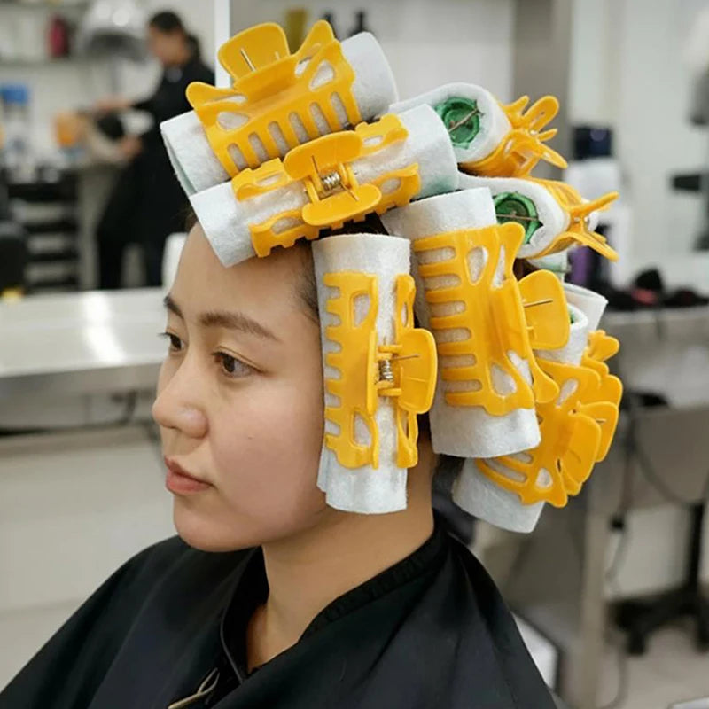 14 Salon Hair Perming Cotton Pad Barber Perm Rod Patch Curl Wave Qme