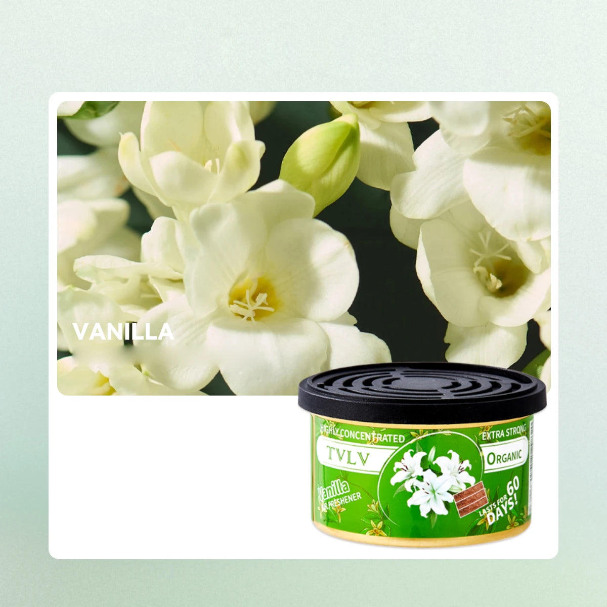Car Solid Air Freshener Fresh Long-lasting Fragrance Odor Creating Qme VANILLA