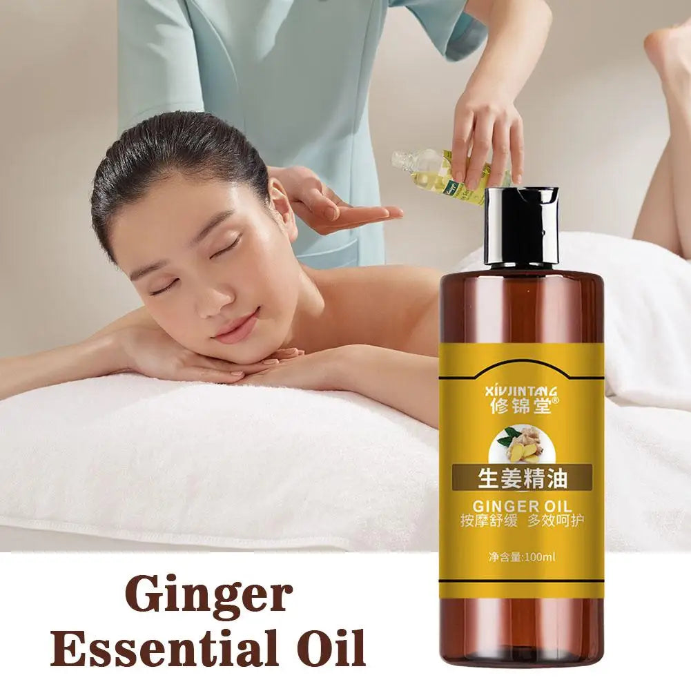 Ginger Essential Oil Massage Moisturizing Hydrating Pure Plant Body Qme