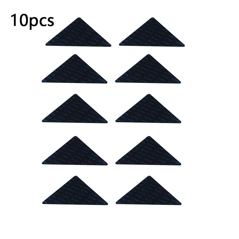 10-Pack Waterproof Reusable Adhesive Carpet Pads Universal Qme sanjiao10pcs