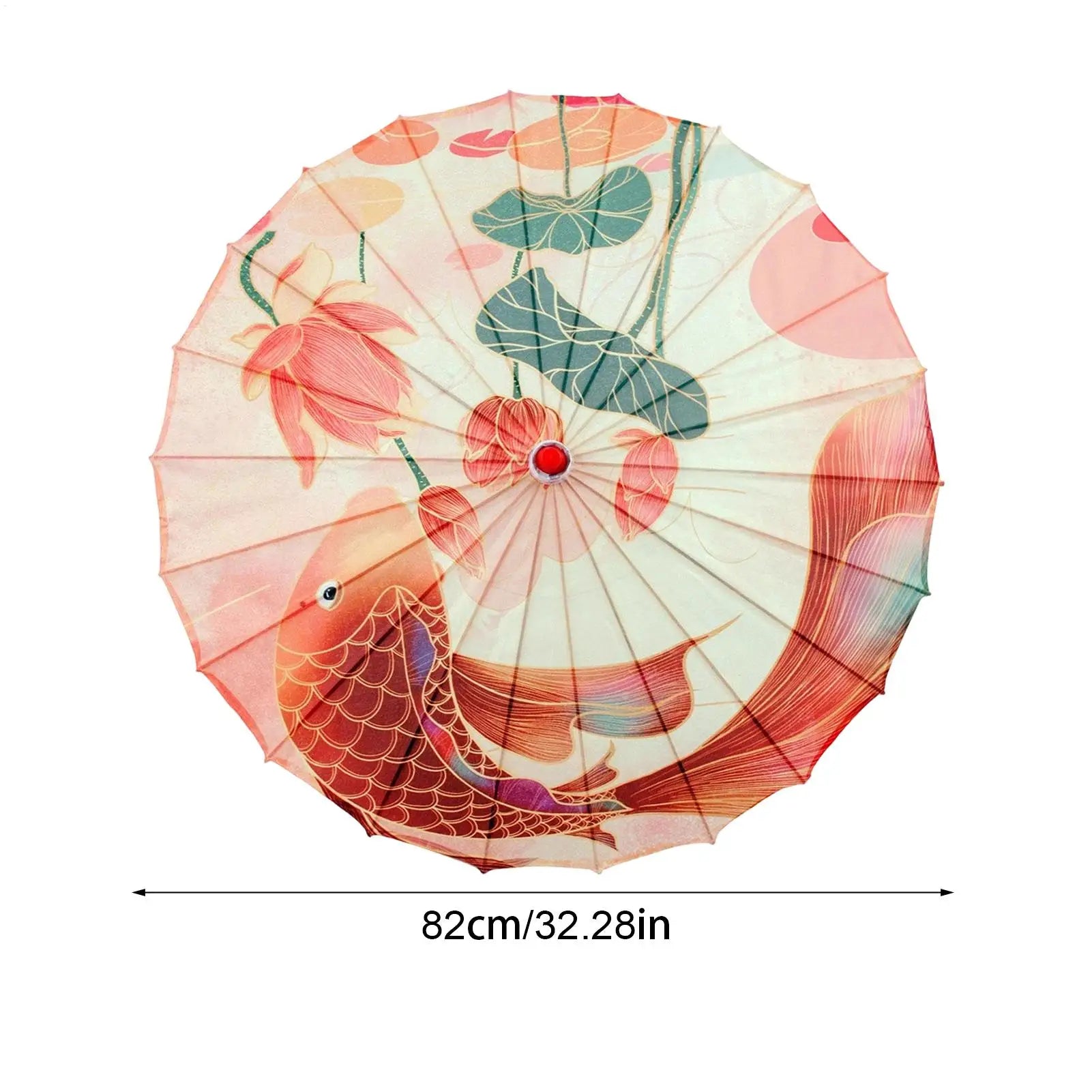 Decorative Umbrella Elegant Chinese Silk Cosplay Decoration Parasol Qme