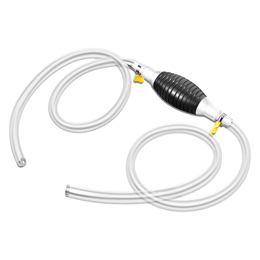 Car Fuel Pump with Hose Fuel Diesel Gasoline Pump Portable Manual Car Fuel Transfer Pump Fit for Fuel Petrol Diesel Gasoline Qme 1.5 Meter