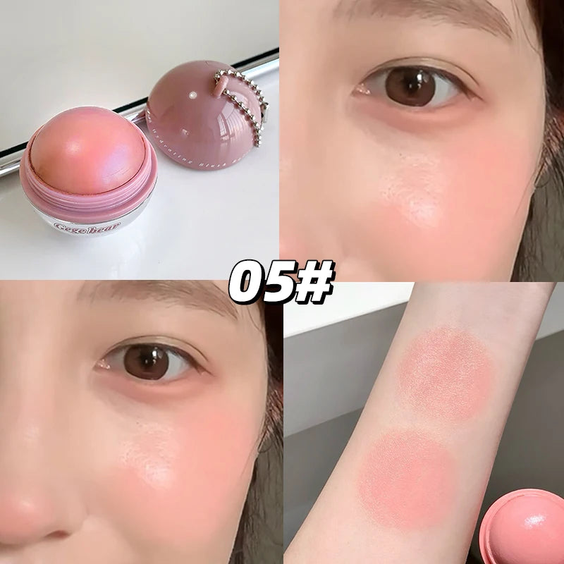 Gege Bear Juice Blush Ball Water Light Blusher Brightening Face Easy Qme GX1513-5
