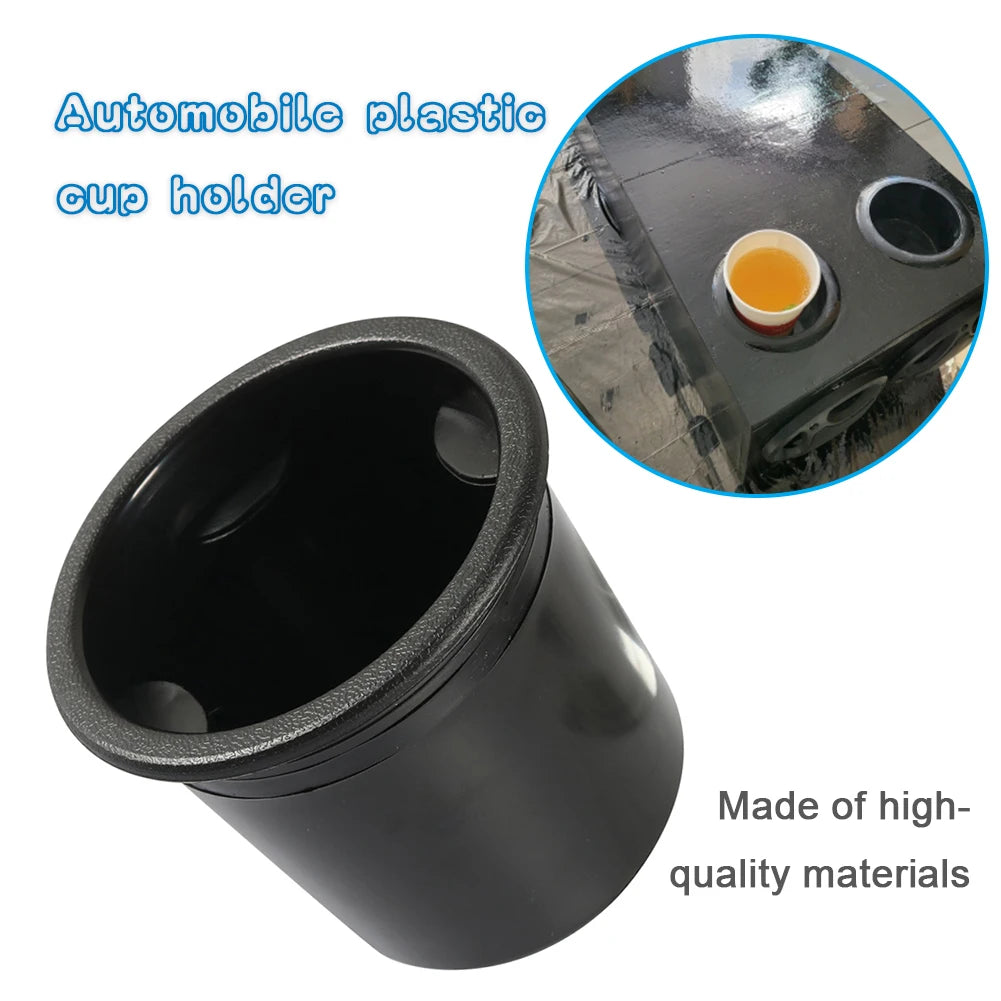 Automobile Bottle Stand Recessed Drop In Boat Drinks Cup Holder RV Camper Recessed Cup Drink Can Bracket for Boat Car Marine RV Qme