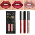3pcs/set Liquid Lipsticks Waterproof Long Lasting Cosmetic Red Blue Purple Matte Lip Gloss Nude Lip Tint Stain Makeup Qme 04