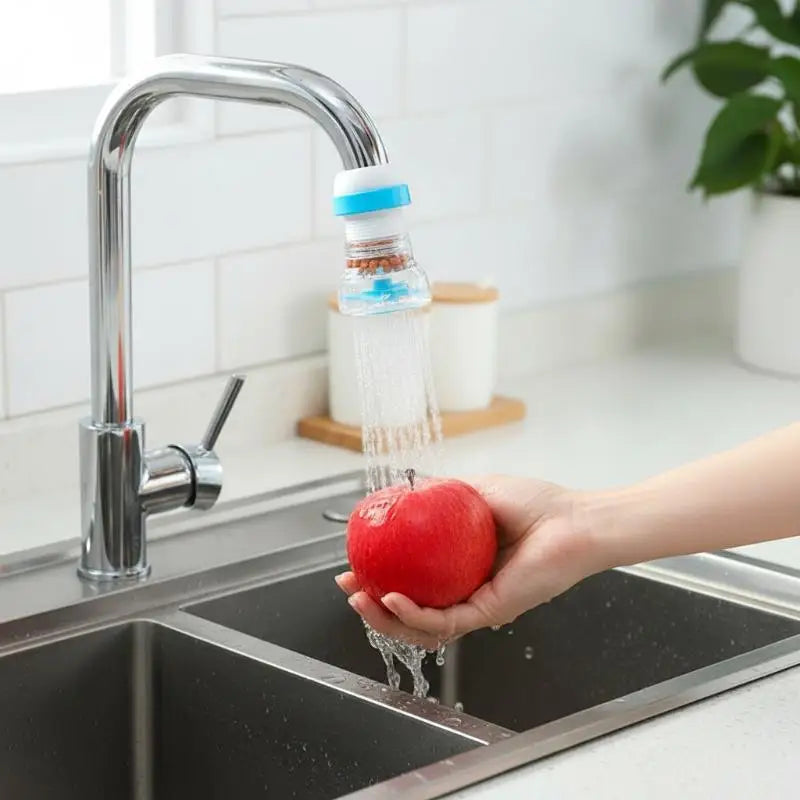 360 Rotatable Telescopic Tap Water Filter Sprinkler Anti-splash Qme