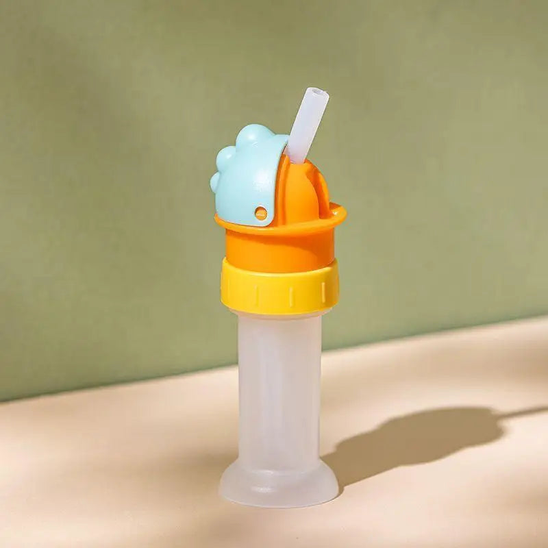 Kids Anti Sip Valve Straw Bottle Lid Detachable Calibers Beverages Qme Green