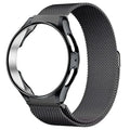 Strap + TPU Case For Samsung Galaxy Watch 6 Classic 43mm 47 42mm No Gaps Metal Bracelet Galaxy Watch Qme Black B Watch 5Pro 45mm