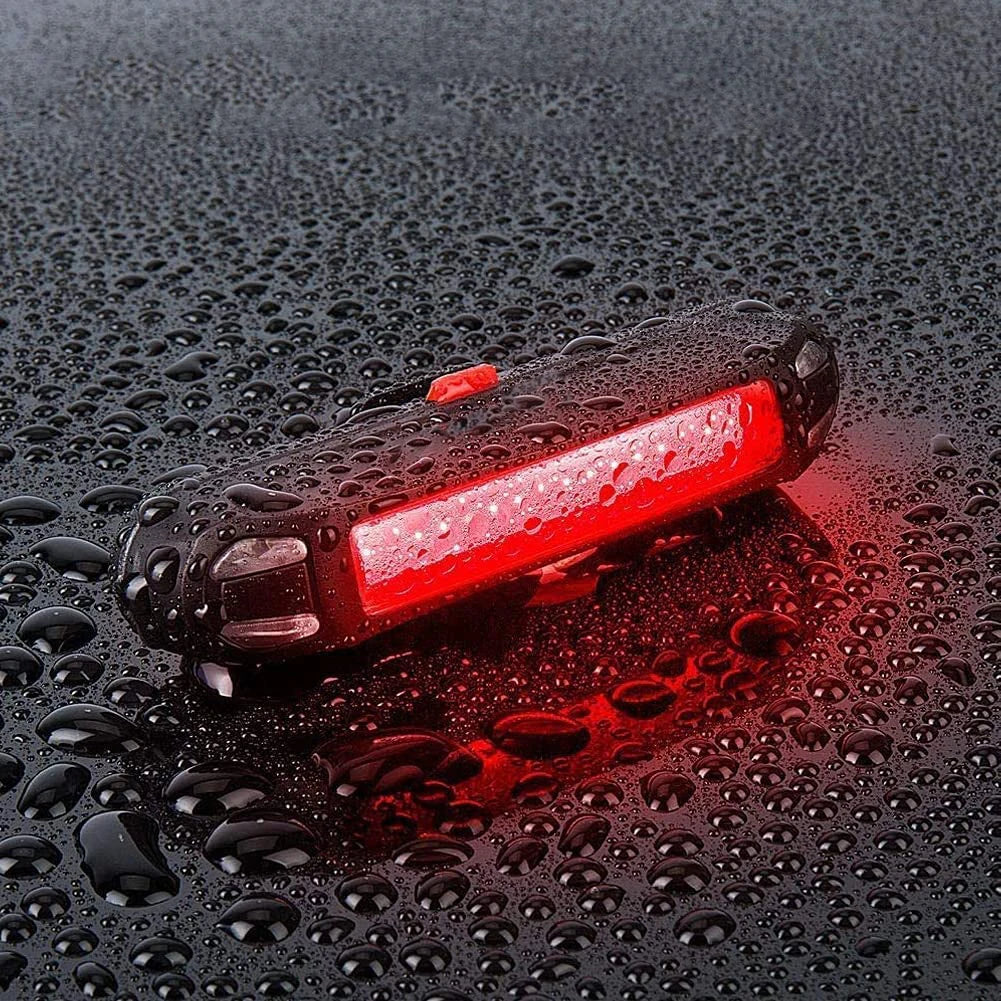 USB Rechargeable LED Bike Tail Light 1-3 Pack, Bright Bicycle Black Light,Cycling Safety Flashlight Qme 1PC(Red Light)