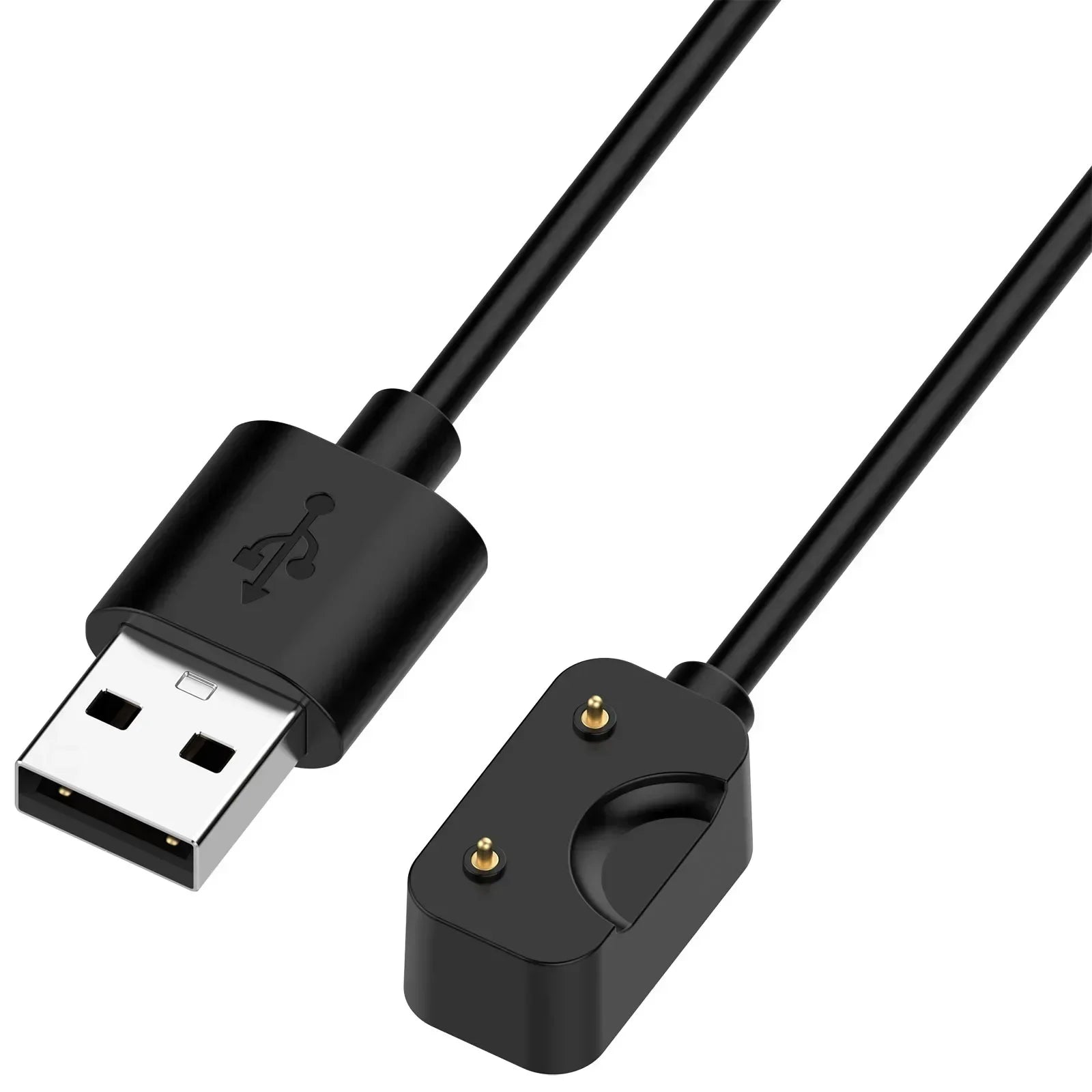 50CM/100CM For Samsung Galaxy Fit 3 Charger Watch Adapter USB / USB C Charging Cable Cord Magnetic For Samsung Galaxy Fit 3 Qme Black USB-55cm