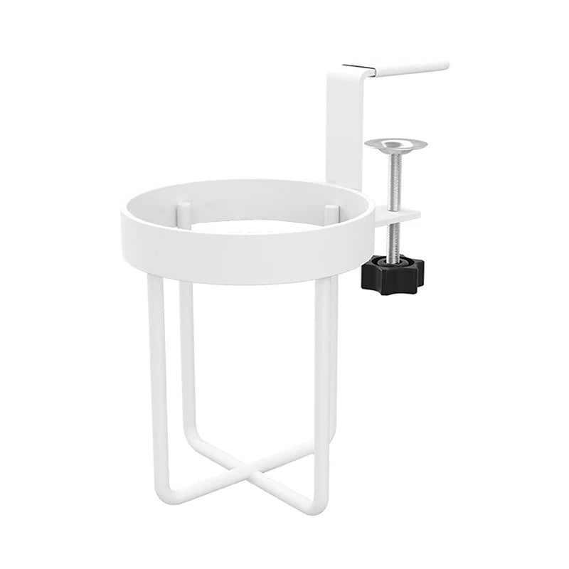 Table Storage Rack Desk Cup Holder Shelf Universal Fixed Coffee Mugs Qme