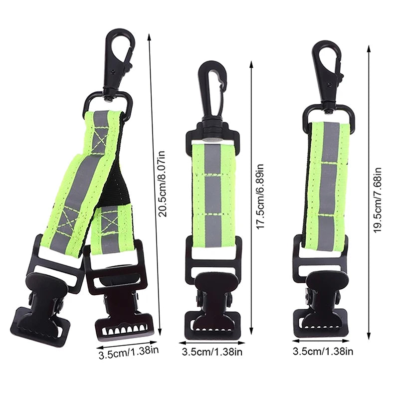 Firefighter Glove Strap Universal Gloves Holder 1 2 Clip Clips Qme