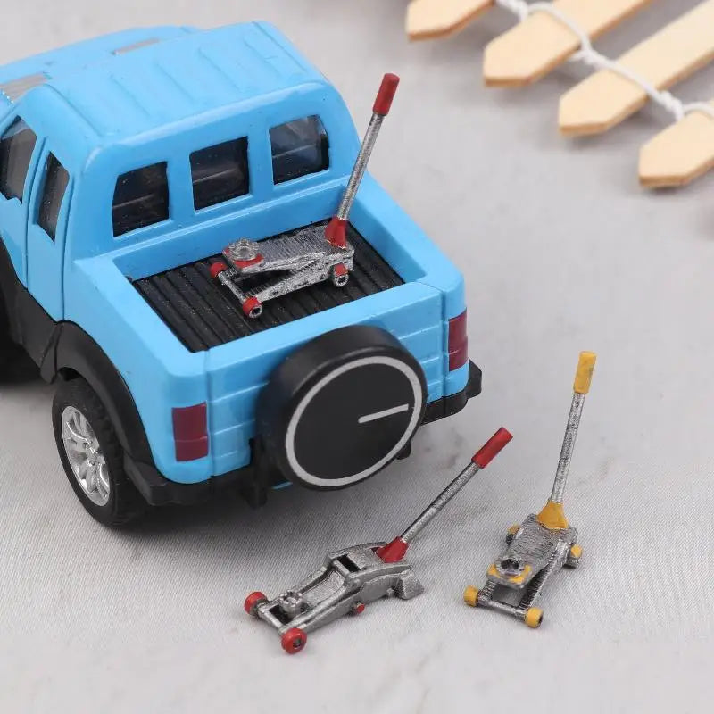 1 64 Scale Car Lifting Jack Model Modification Garage Repair Qme