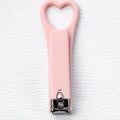 Rainbow Series Portable Nail Clippers Women Men-stainless Steel Qme Pink