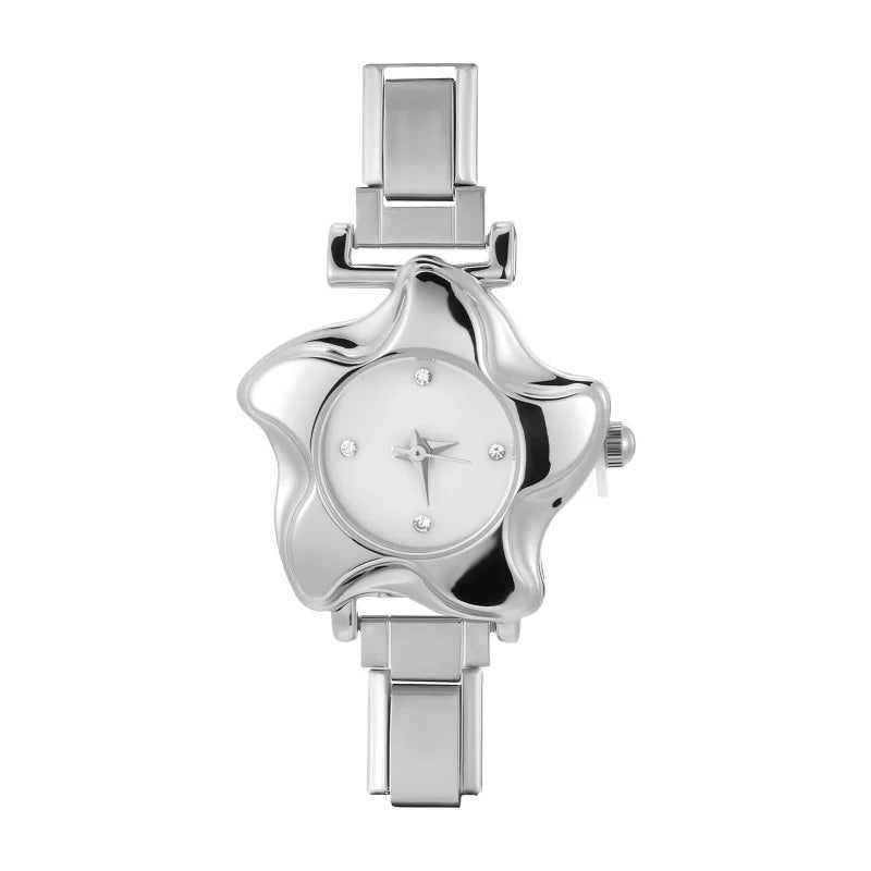 Fashion Stainless Steel Ocean Series Seashell Starfish Watch Bracelet