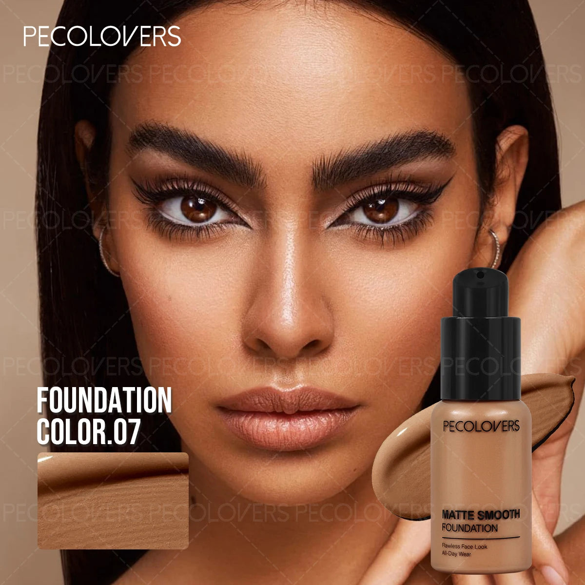 Multiple Shades Face Foundation Concealer Complete Coverage Qme 07