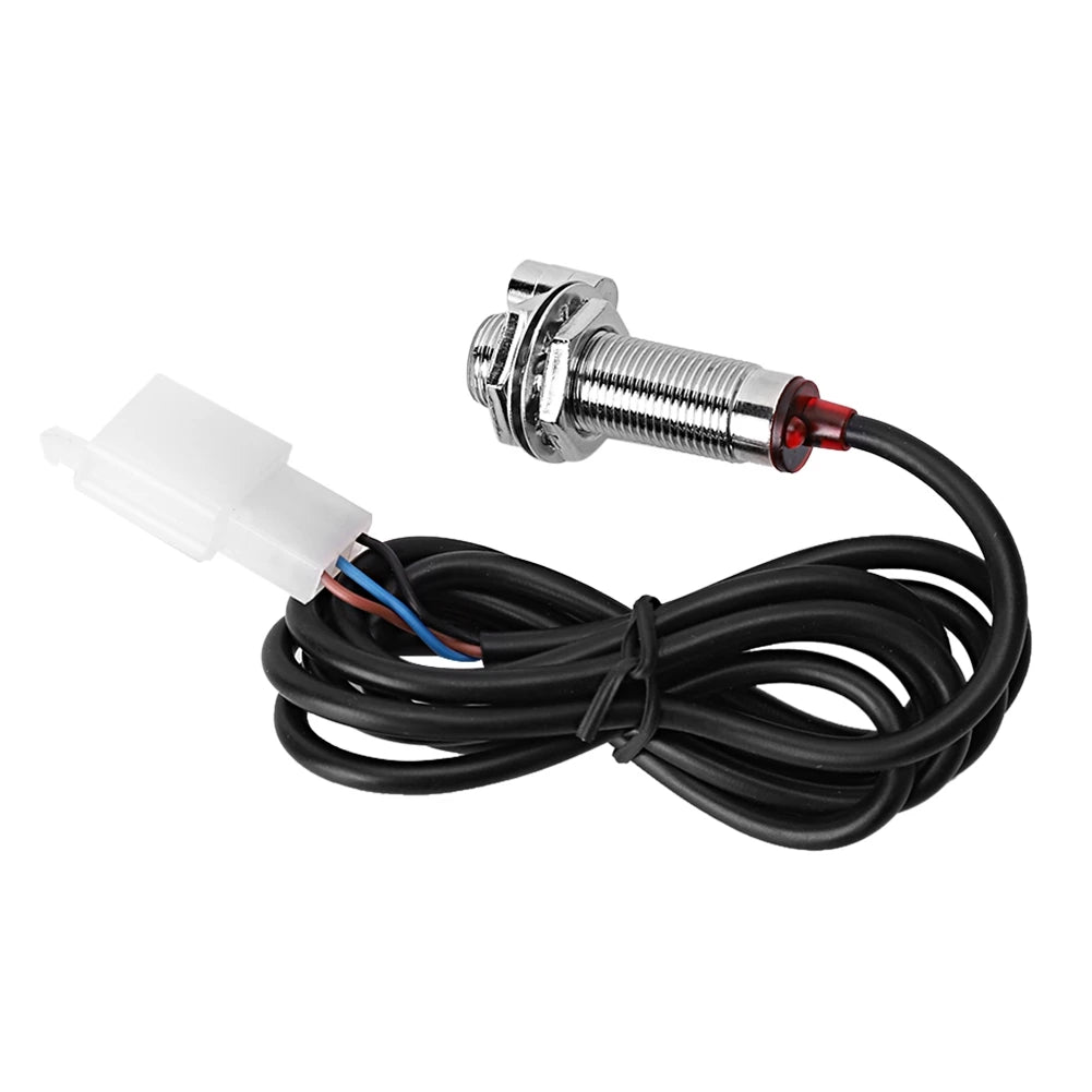 Odometer Sensor Cable Odometer Sensor Cable with 3 Magnet for Digital Speedometer Motorcycle Tachometer Tachometer Sensor Cable Qme