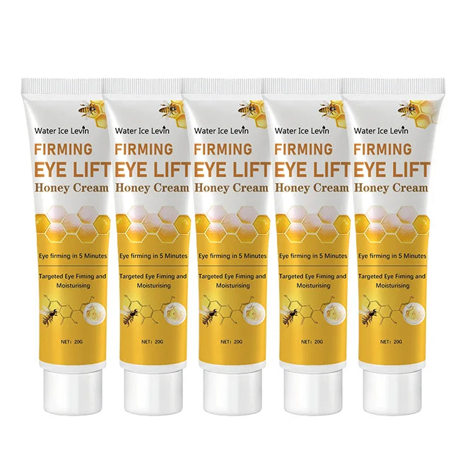 Honey Eye Cream lightens dark circles, firming skin Instant Eye Repair Essence Eye Beauty treatment Qme 5pcs