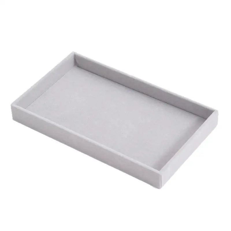 Velvet Jewelry Storage Box Earrings Necklace Ring Bracelet Jewelry Display Stand Jewelry Gold Tray Qme