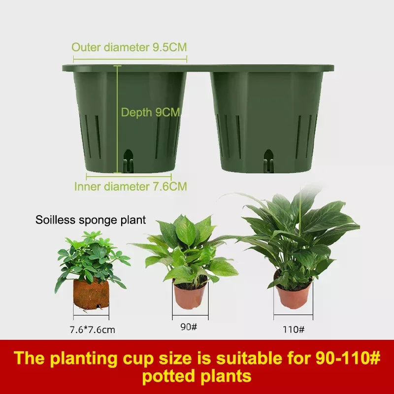 Wall Planter Flower Pot Hanging Vertical Garden Suculent Outdoor Flowerpoter Home Decor Gardening Gadgets Accessories Basket Qme