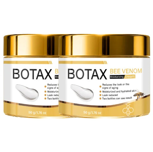 BOTAX Bee Venom Moisturizing Cream, Firming & Anti-Aging with Retinol, Hyaluronic Acid & Collagen for Hydrated Skin Qme YELLOW 50g