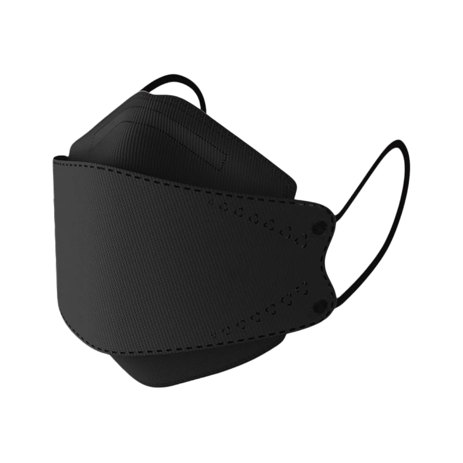 Solid Protective Anti Dust Casaul Mask Mouth Mascarillas Adult Disposable Breathable Facial Filter Mask with Elastic Earband Qme Black