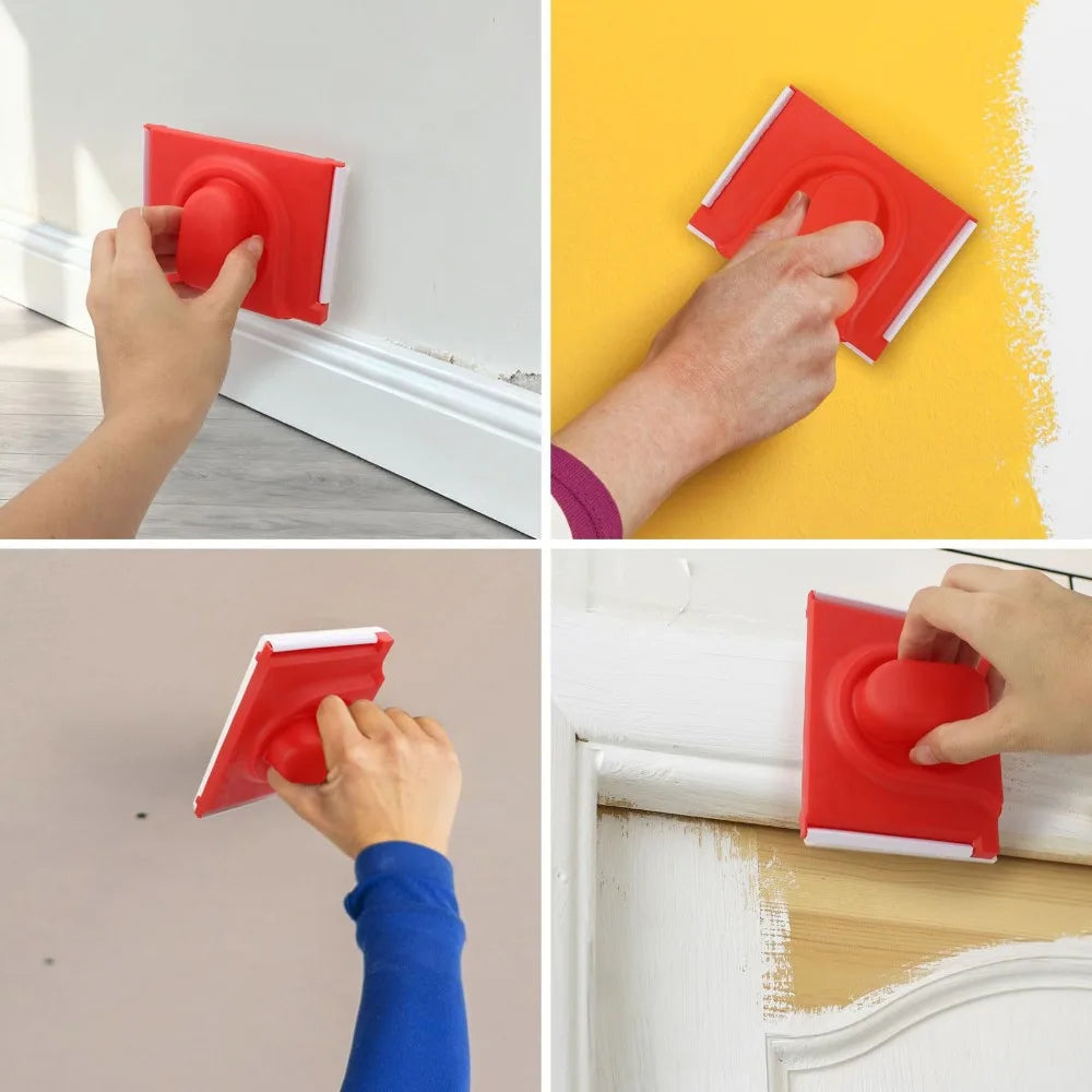 New Latex Paint Edging Device Painting Concave Corners Color Separation Tool Edger Cutting in Home Interior Plastic Wall Qme