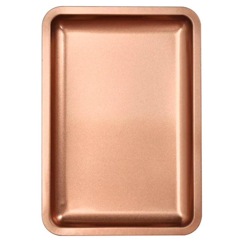 Nail Tray Stainless Steel Cosmetic Storage Art Polish Multicolor Qme Rose Gold