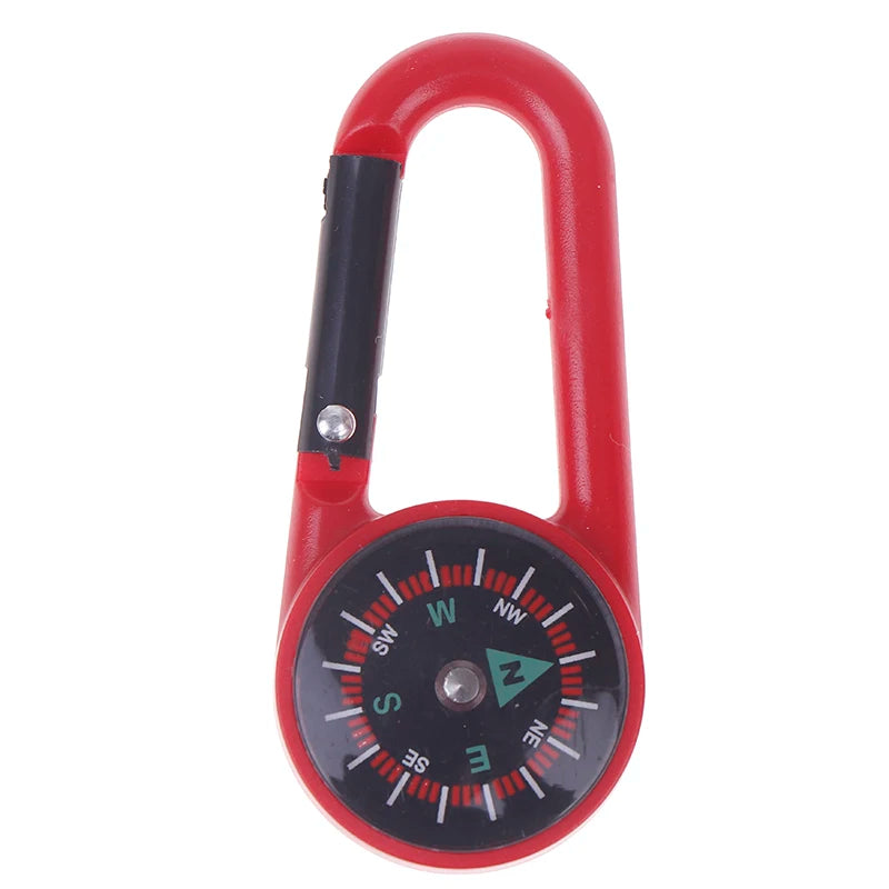 Quick Release Mountaineering Hiking Backpack Buckle Compass Outdoor Qme Red