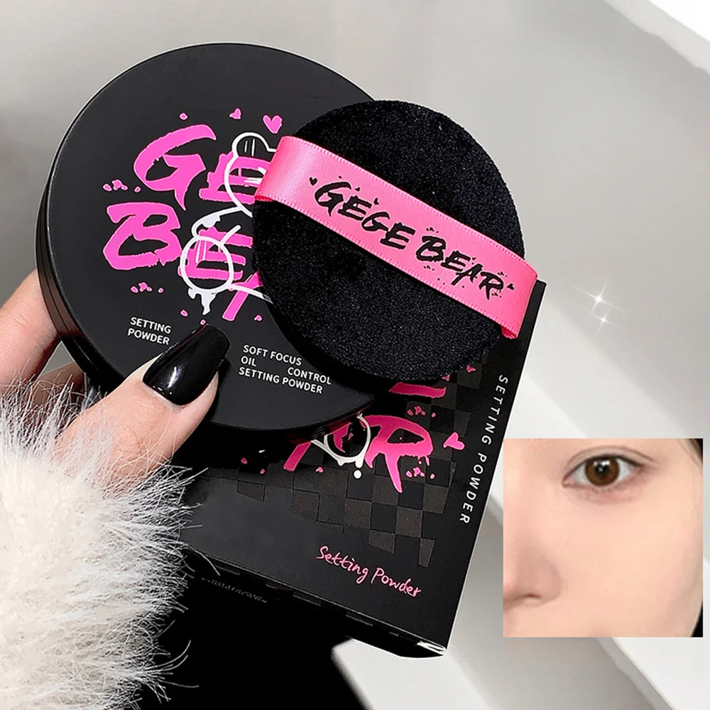 Gege Bear Soft Oil Control Large Capacity Setting Powder Matte Qme