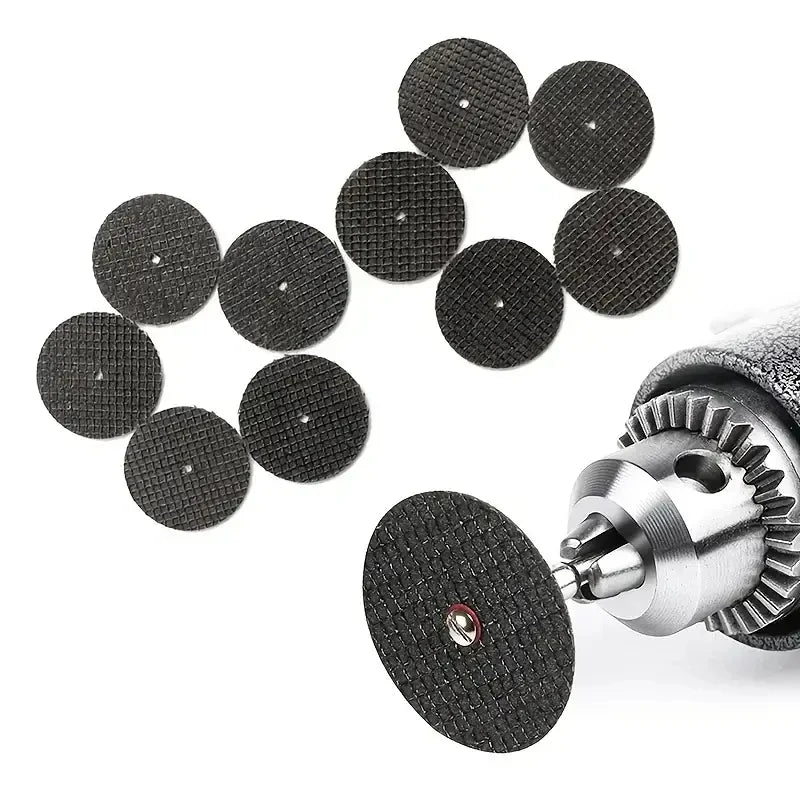 12PCS Abrasive Rotary Tool Accessories Set Electric Mini Drill Bit Kit Sanding Polishing Cutting Engraving Heads Qme