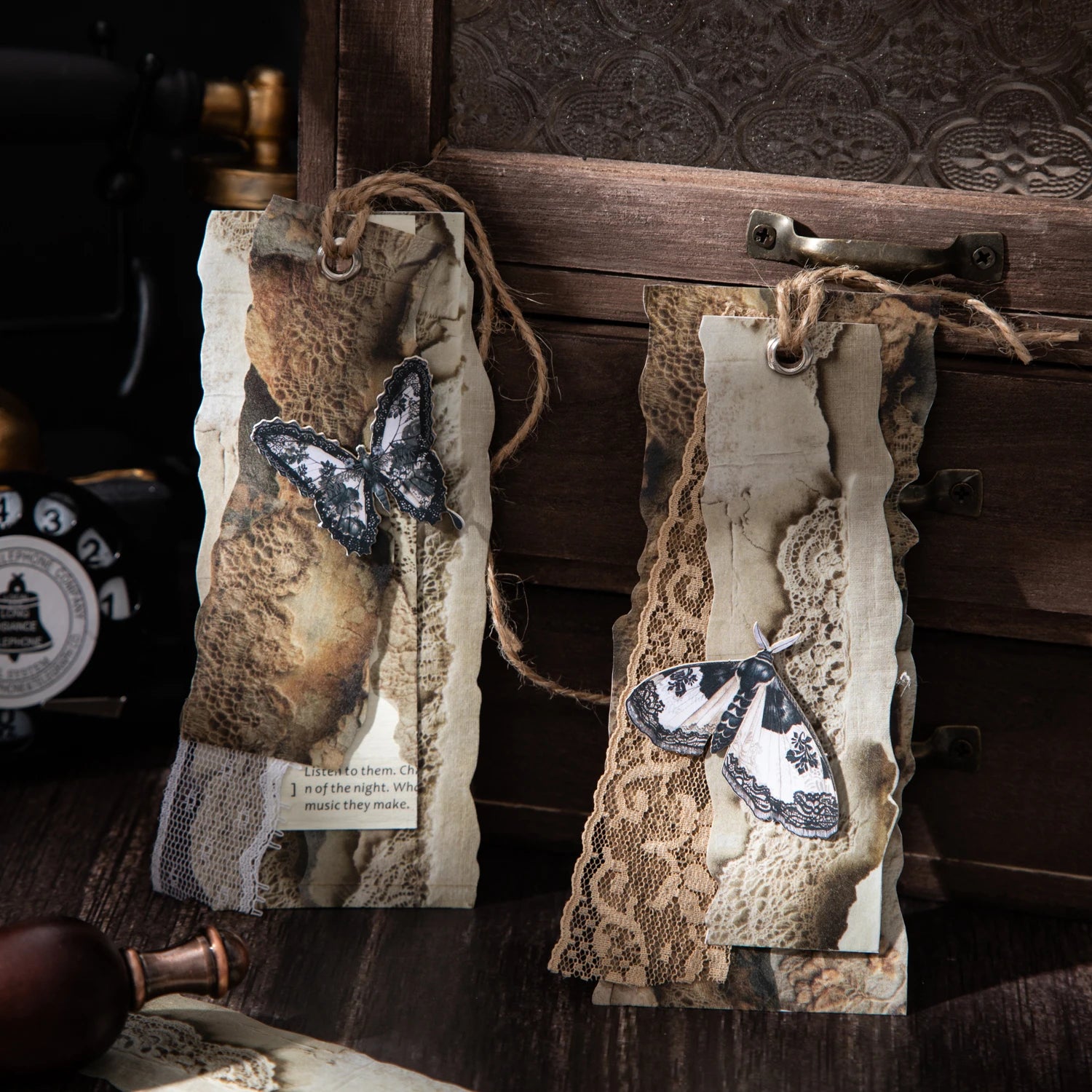 1 Roll Vintage Lace Theme Tape for Background Decoration Scrapbook DIY Collage Phone Case Notebook Decoration Qme