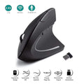 HOMEFISH Vertical Mouse Ergonomic 2.4GHz Wireless Optical Mice 3 Adjustable DPI 800/1200/1600 6 Buttons for Laptop PC Computer Qme Default Title