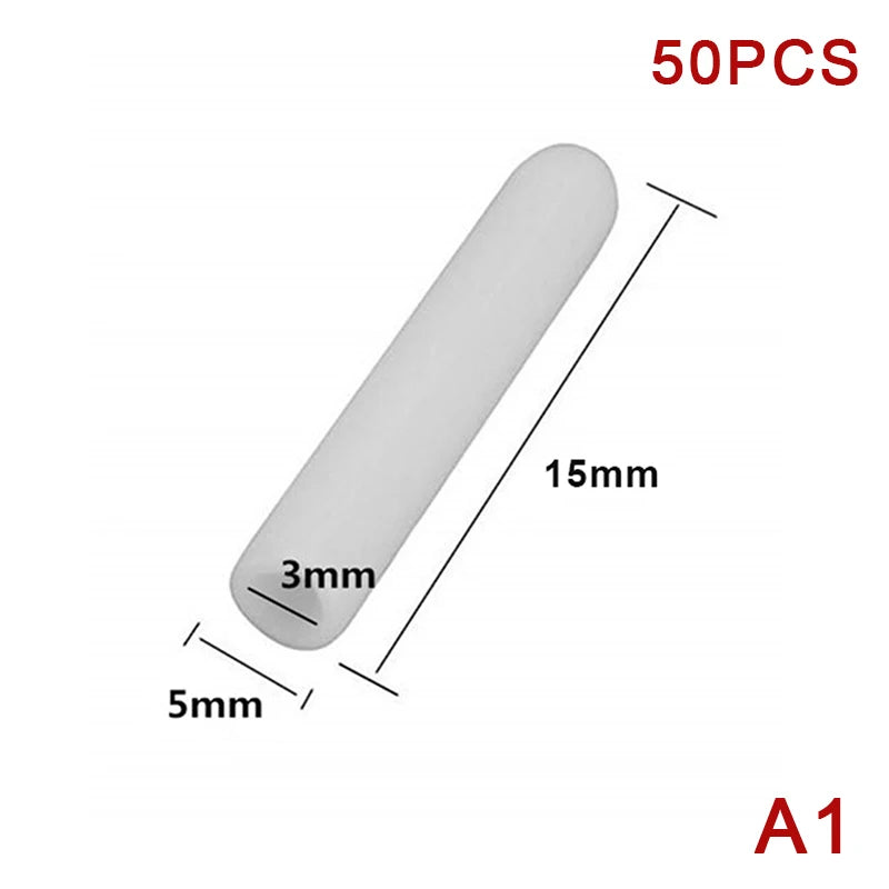 50pcs Dishwasher Rack Caps Tip Tine Cover Cap Flexible Round End Caps Protective Sleeves For Sharp Article To Prevent Collision. Qme A1