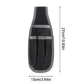 Multifunctional Tool Waist Bag Electrician Pocket Storage Bag Portable Tool Bag Screwdriver Kit Holder Maintenance Tool Pouch Qme black