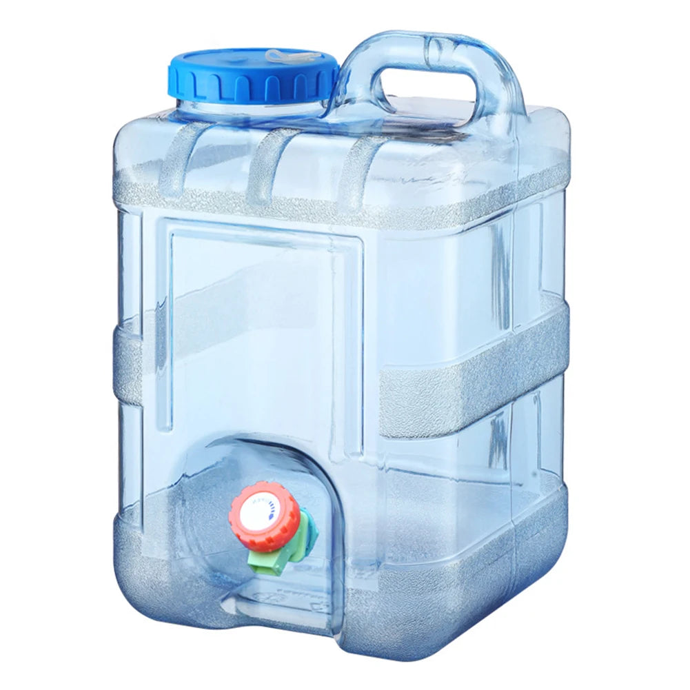 5L Water Container with Faucet Camping Water Container Portable Multipurpose for Outdoor Hiking Travel Emergency Qme 10L
