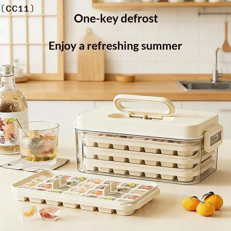 84-Cube Ice Tray Mold Lid Made Safe MaterialsCC11 Qme
