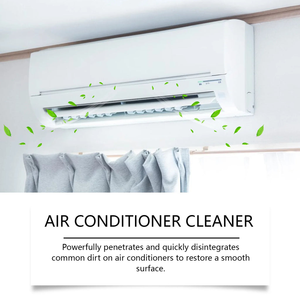 Air Conditioning Cleaning Spray Deodorizer Radiators Fan Cleaner Coil Dirt Clean Wash Foam Multipurpose Air Conditioner Cleaner Qme