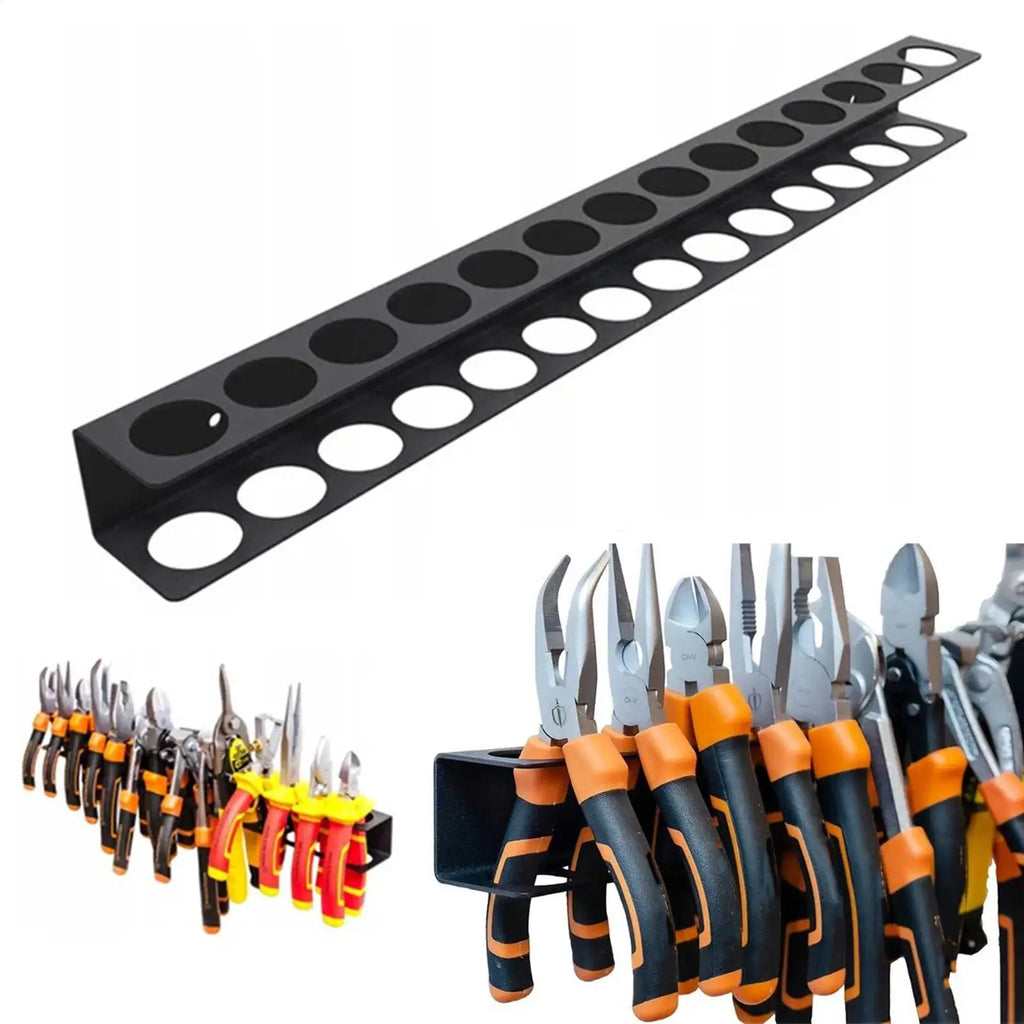 Screwdriver Organizer Steel Plier Mount Hanger Garage Hand Tool Qme