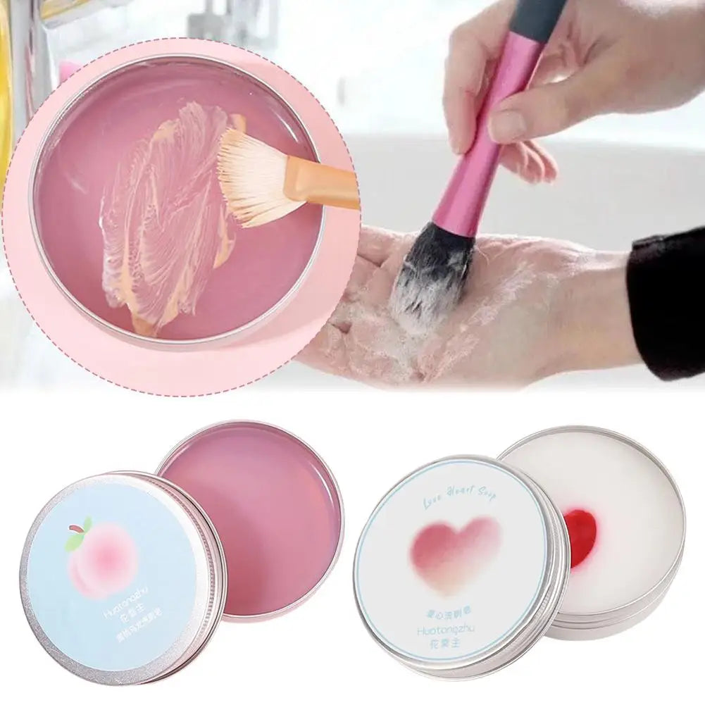 Makeup Brush Cleaner Solid Cleaning Mat Removes Cosmetic Pad Sponges Qme