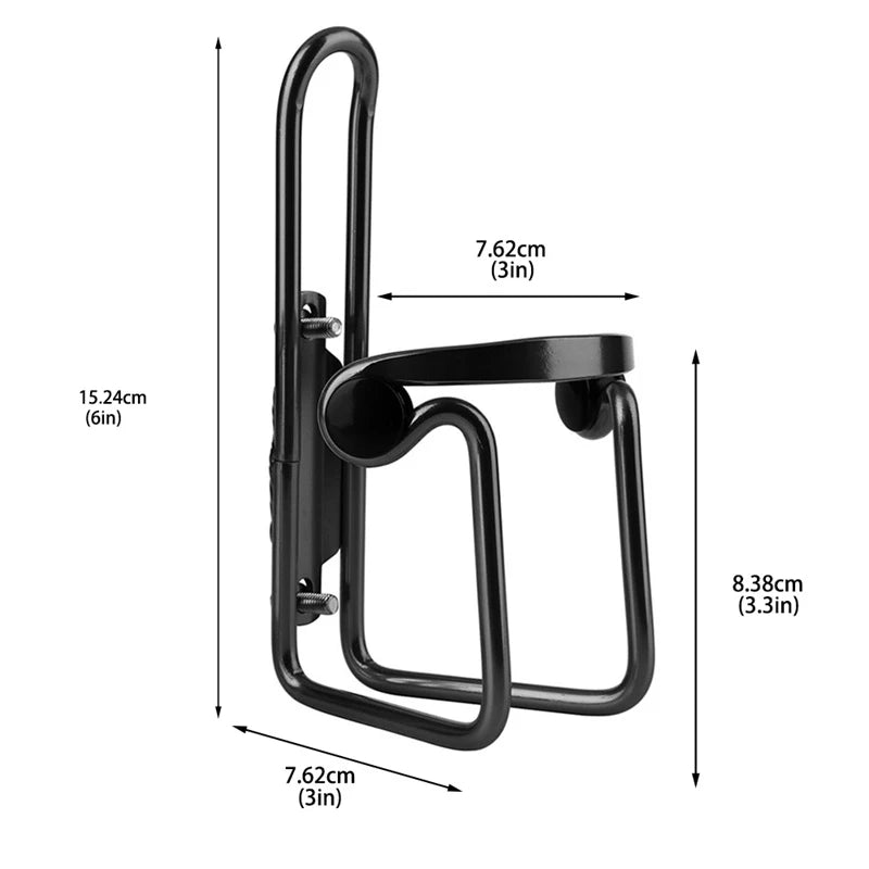 MTB Bicycle Water Bottle Holder Aluminum Alloy Mountain Bike Can Cage Qme