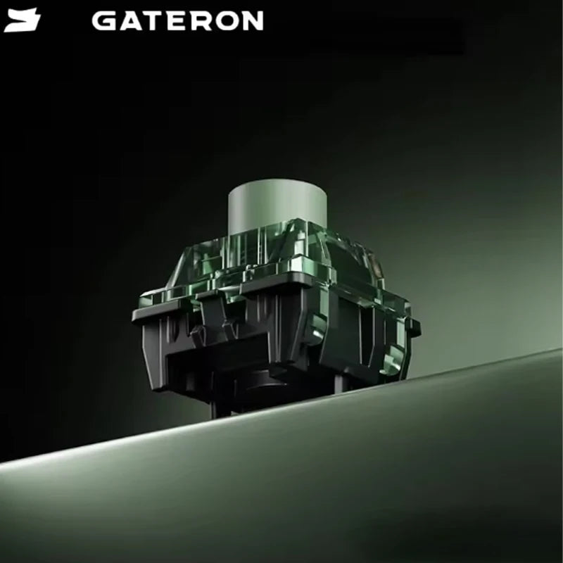 Gateron Magnetic Jade Emerald Switch HIFI Tactile Switches Magnetic Keyboard Game Office Freely Setting Pre Travel Factory Lubrd Qme