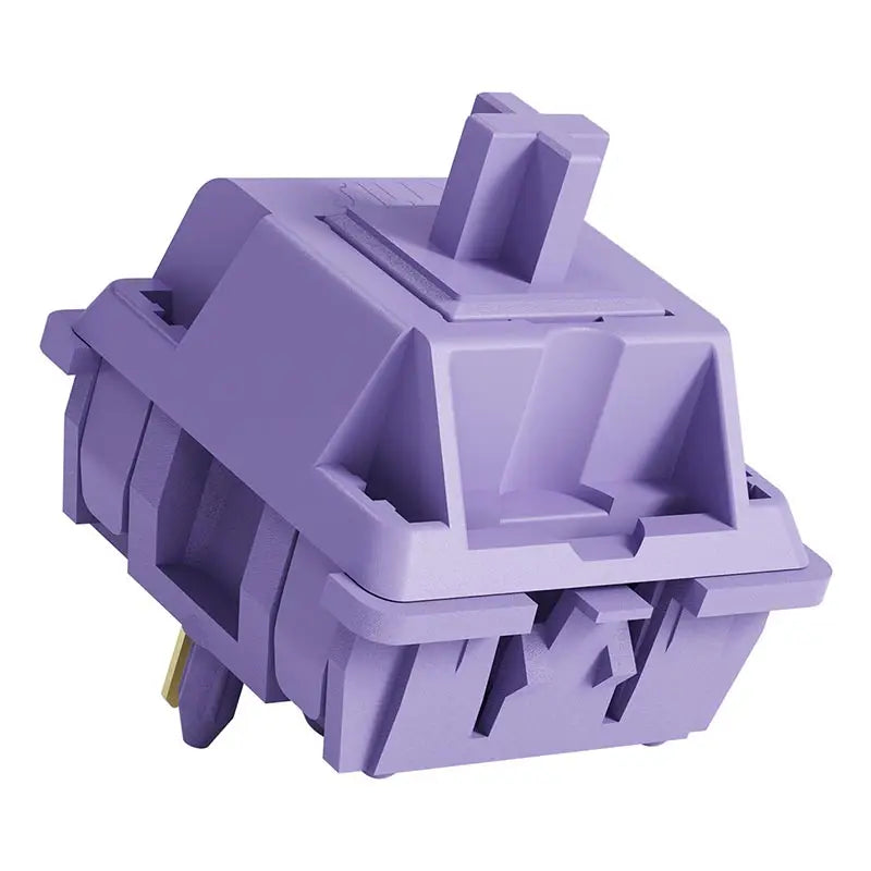 Sillyworks Hyacinth V2 Switch Hyacinth V2U Switch Linear 45g MX Switch for Mechanical Keyboard Factory Lubed 5pin PC POM Nylon Qme Hyacinth V2U-90pcs