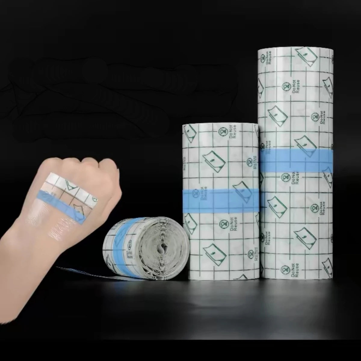ROKYO Professional 5M Protective PU Healing Film Tattoo Bandage For Aftercare Transparent Skin Repair Wrap Roll Waterproof Qme