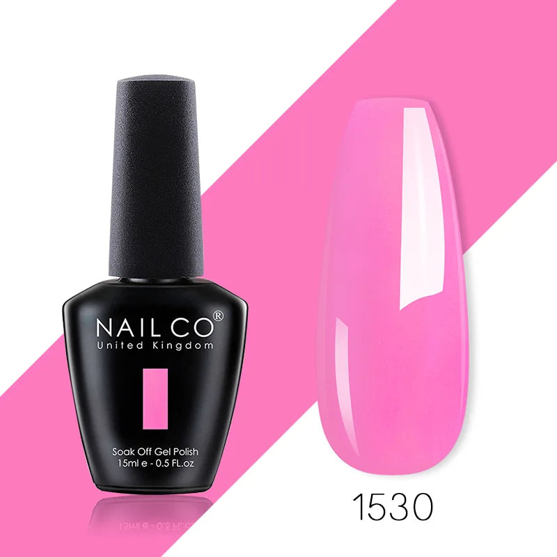 NAILCO 85 Colors Nail Gel UV LED Lacquer Manicure Varnish Hybrid Semi