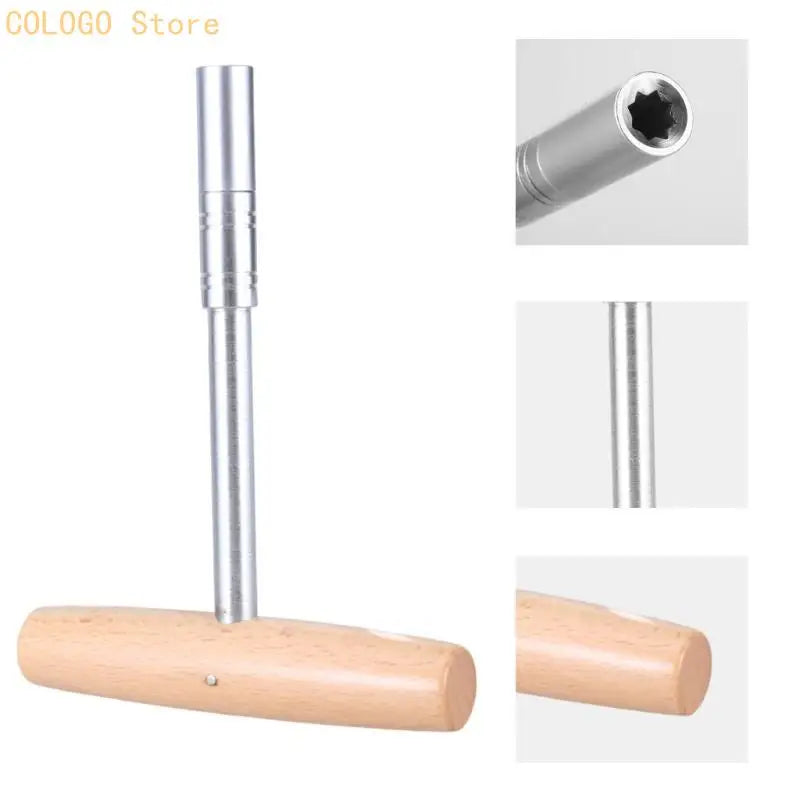 T Wrench Piano Tuning Tool Shaped Spanner Music Students Steel Qme