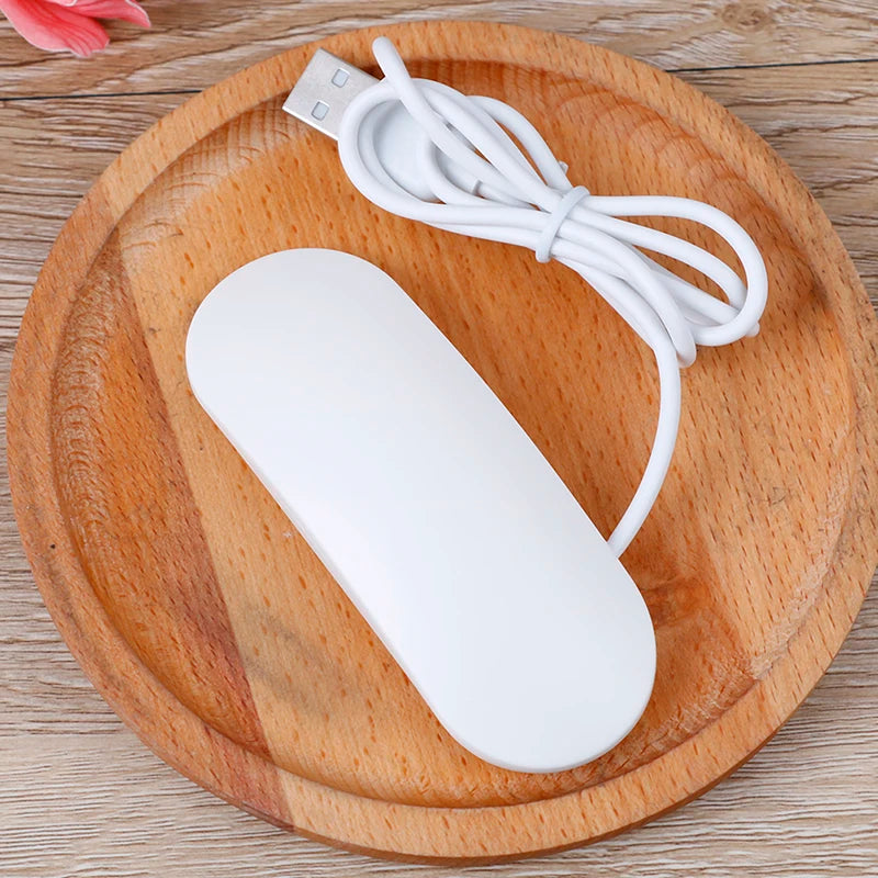 6W White UV Lamp Nail Dryer Mini LED Lamps USB Charging Cable Gel Qme