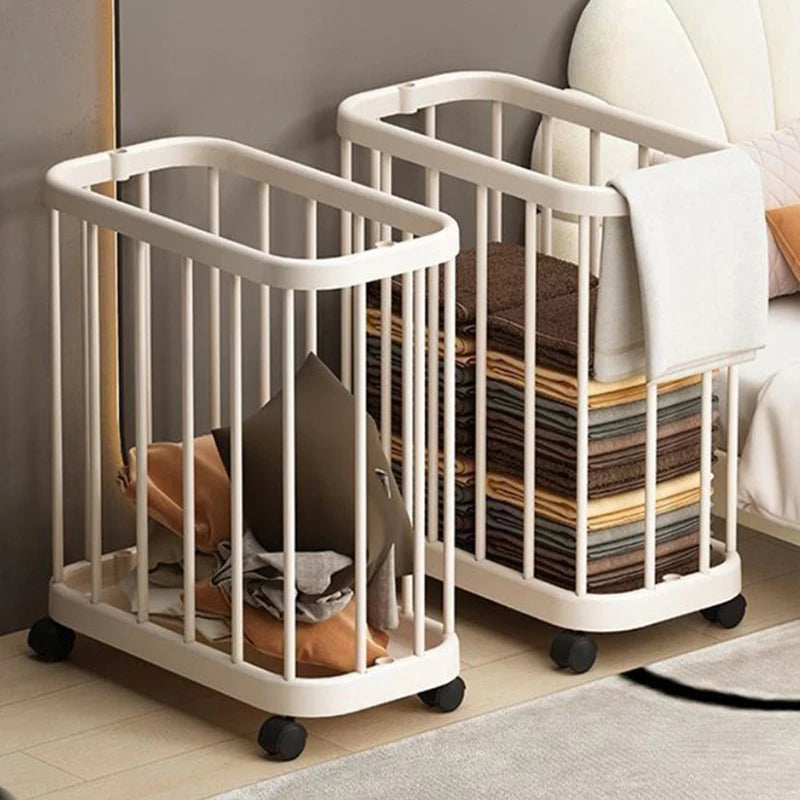 Sports Fitness Equipment Storage Rack Ball Basket Laundry Portable Qme