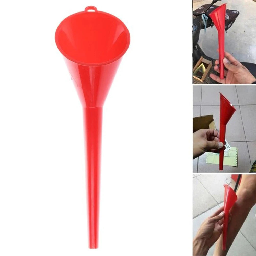 Universal Car Motorcycle Refueling Funnel Spill-proof Easy Pour Oil Qme